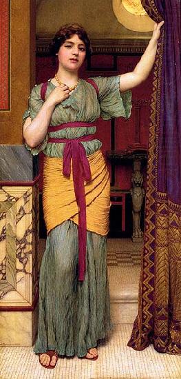 John William Godward Pompeian Lady